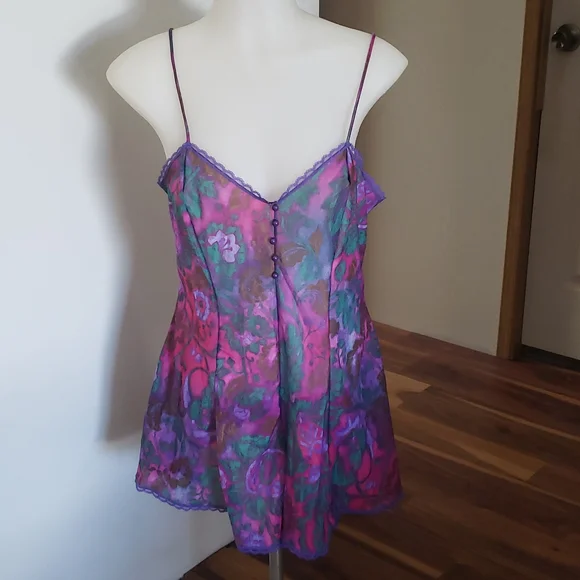 Vintage NWOT Petra Fashions Sheer Romper Nighty - Picture 1 of 4